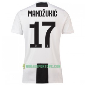 Koszulka Juventus Mandzukic 17 Domowe Stroje Piłkarskie 2018/19 Krótki Rękaw